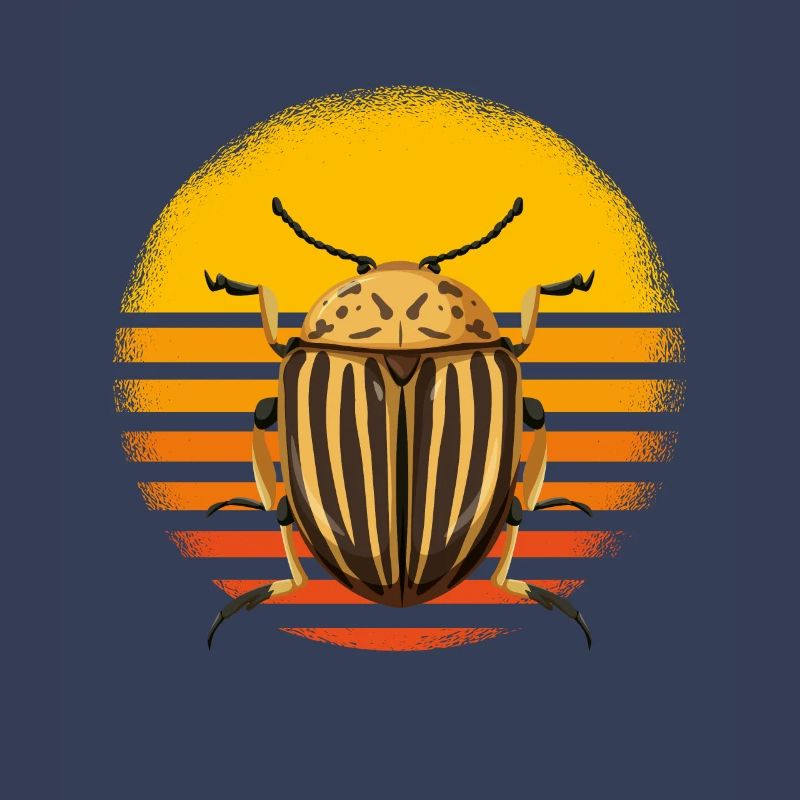 Retro Stripe Pattern for Nature Lovers