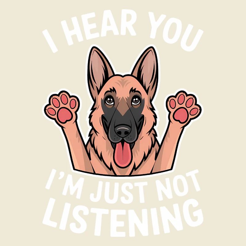 Deutscher Schäferhund Spruch Schäferhund Geschenk