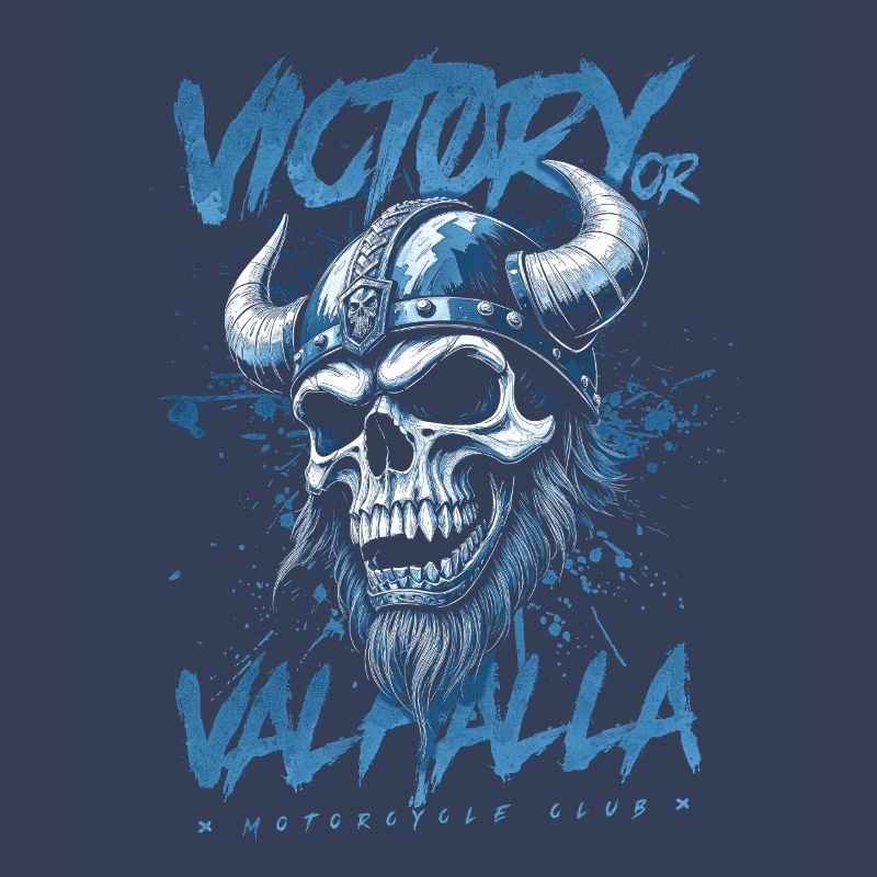 Motorrad Nordische Wikinger Sieg Oder Walhalla