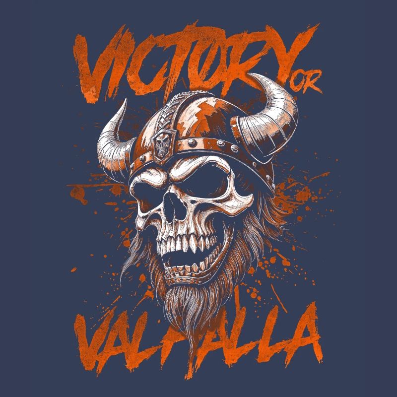 Nordischer Wikingersieg oder Walhalla