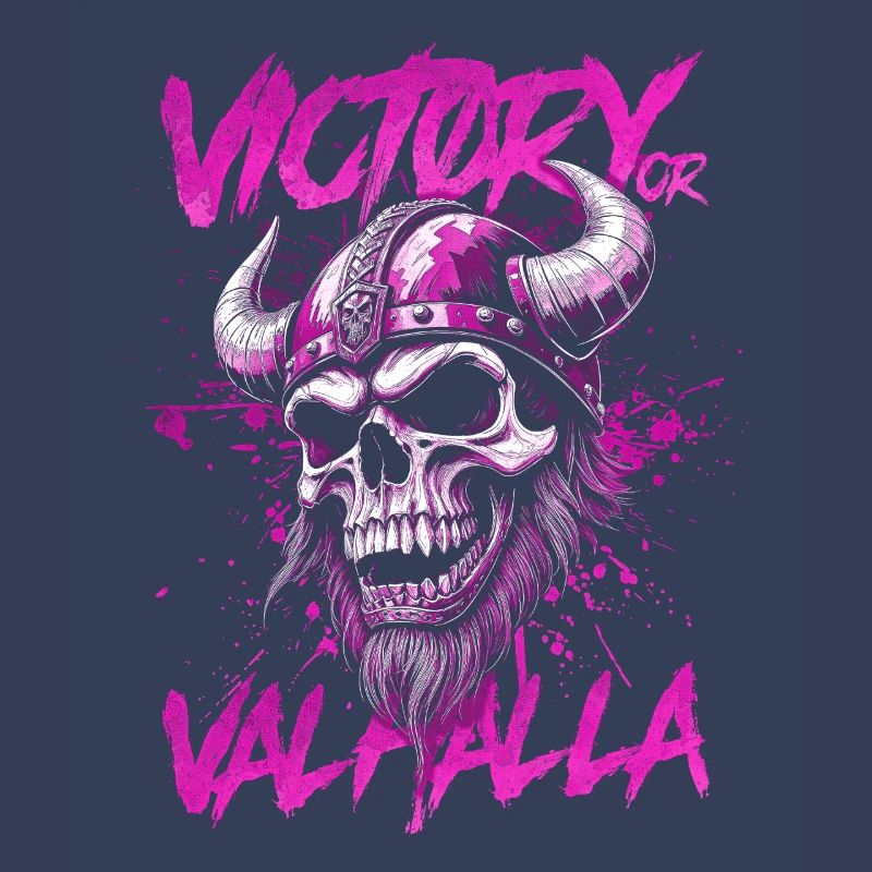 Nordischer Wikingersieg oder Walhalla