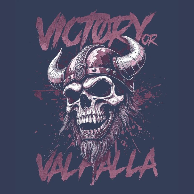 Nordischer Wikingersieg oder Walhalla