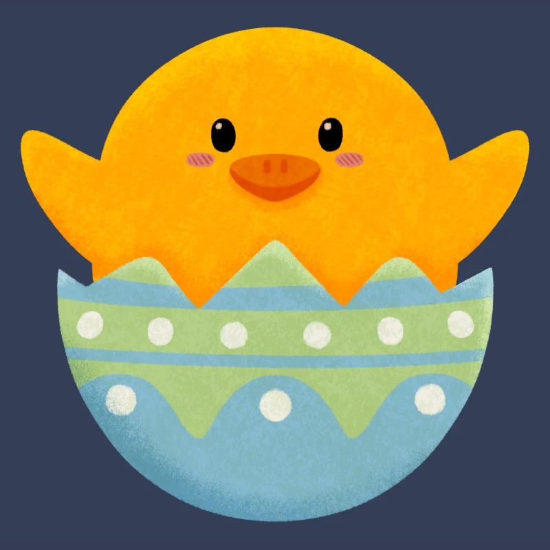 Chick in Easter egg