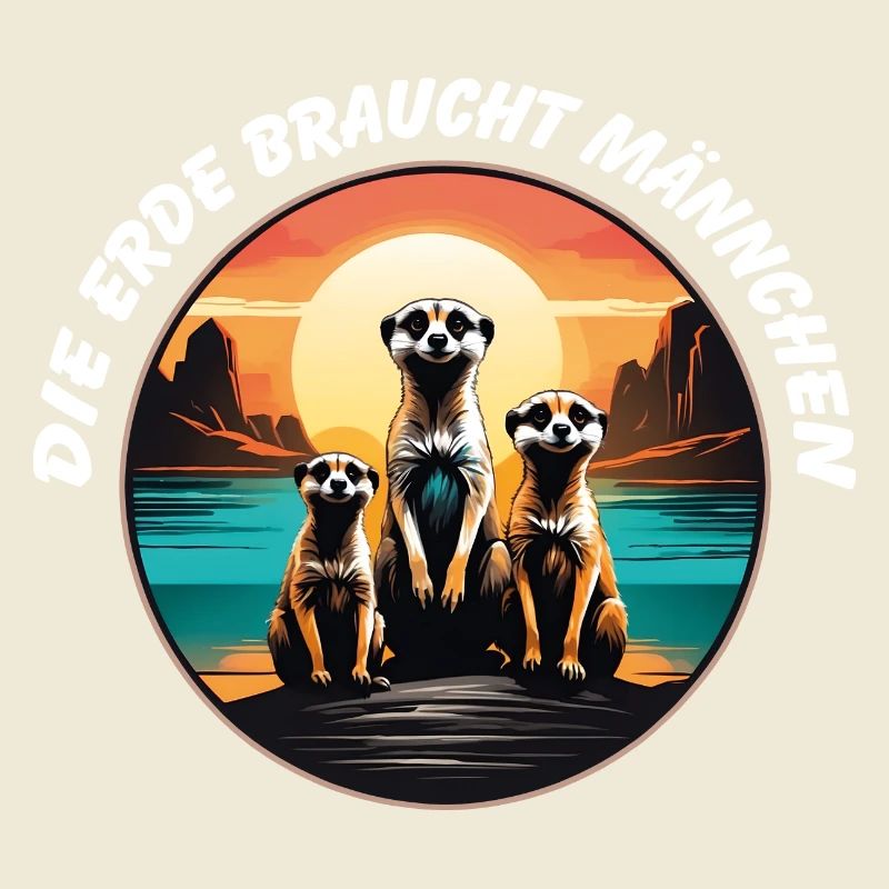 Coole Erdmännchen lustiger Erdmännchenspruch
