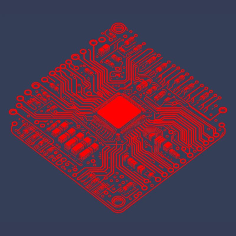 CPU anatomique et PCB - Cool Computer Scientists