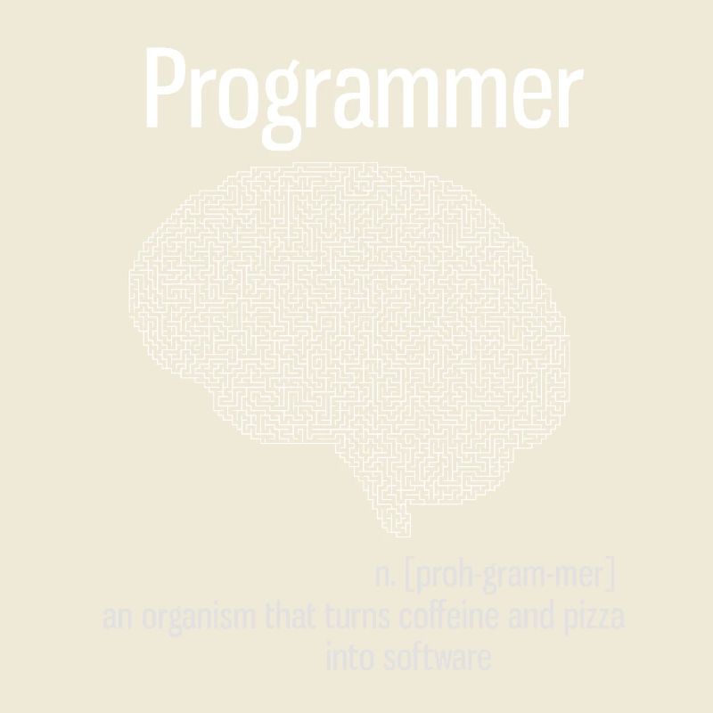 programmer brain pc informatik definition pizza lo
