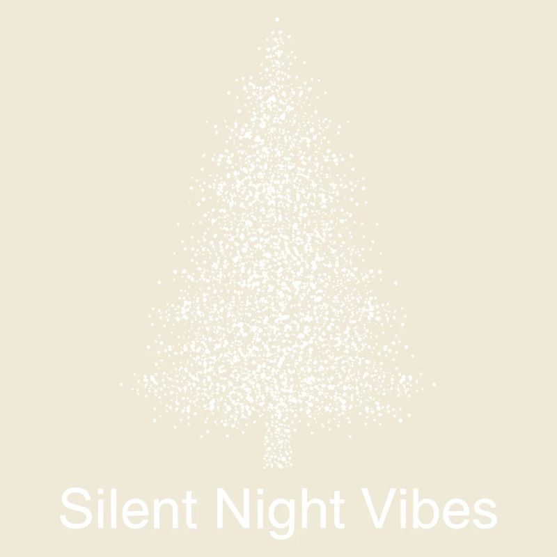 Silent Night Vibes - Tree Silhouette