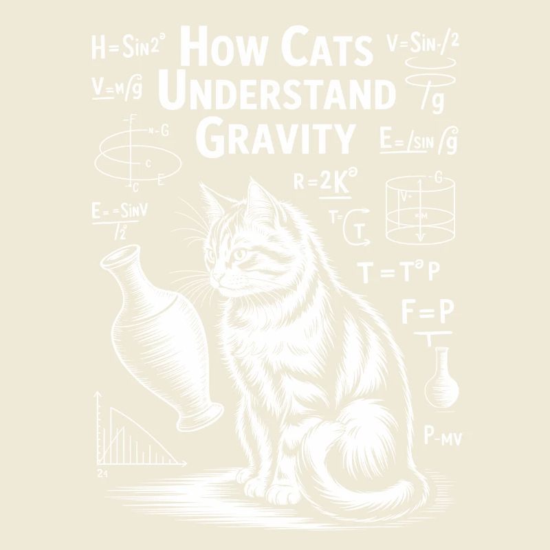 Physik Katzen Sprüche Mathe Witz Physik Geschenk
