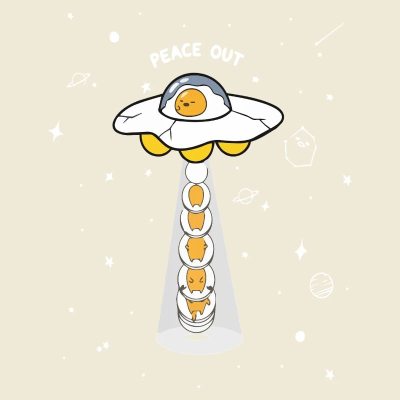 Peace Out UFO Eggs