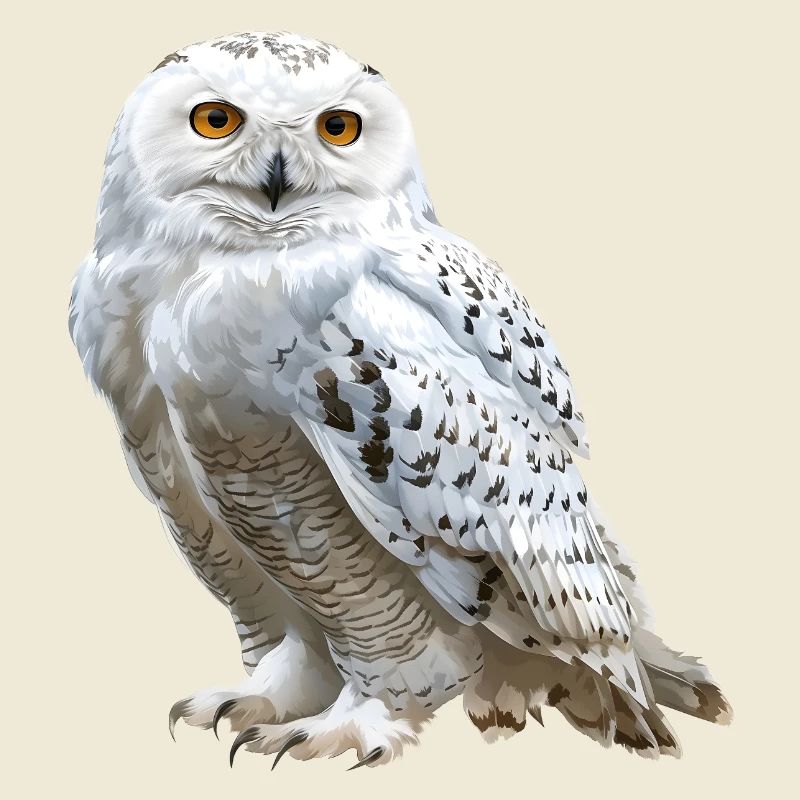 Schnee-Eule