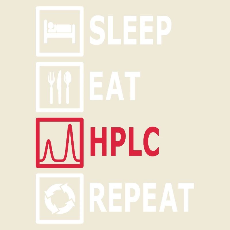 HPLC Performance Chromatography Eat Sleep Repeat