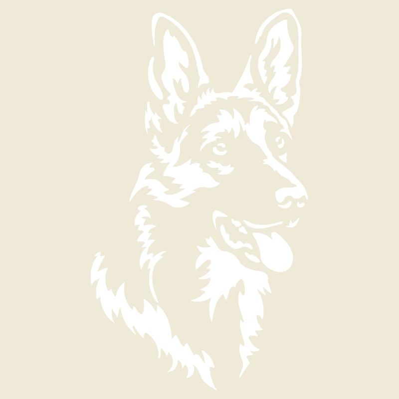 German Shepherd Head "Black Edition"