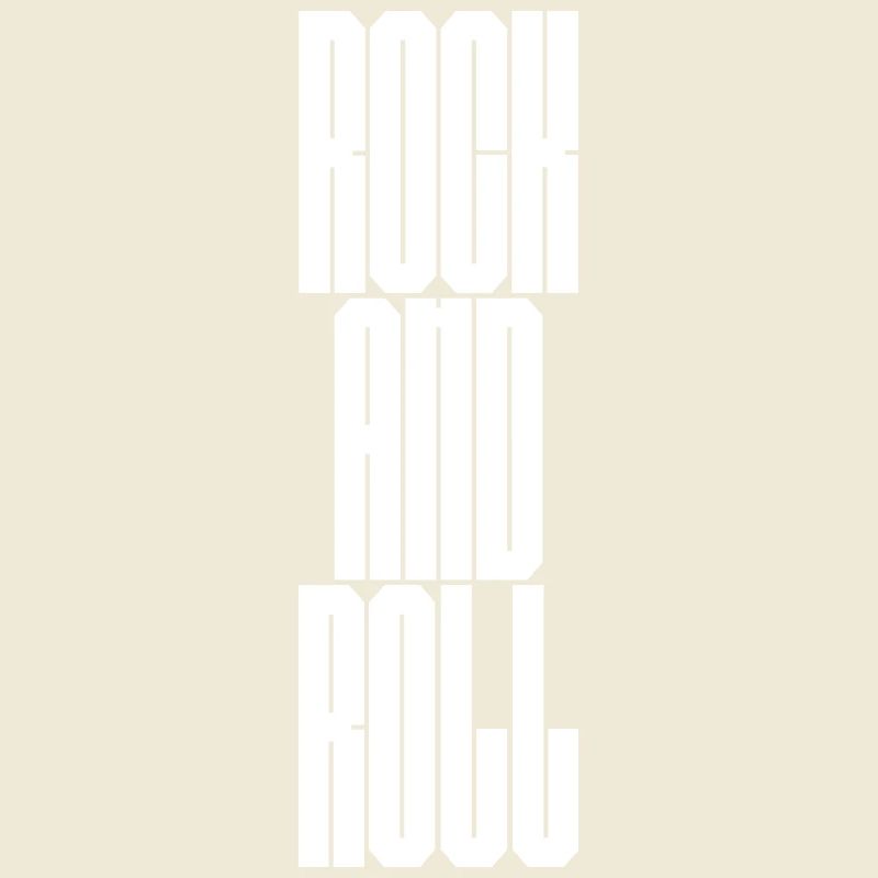 Rock and Roll  Bold Typography
