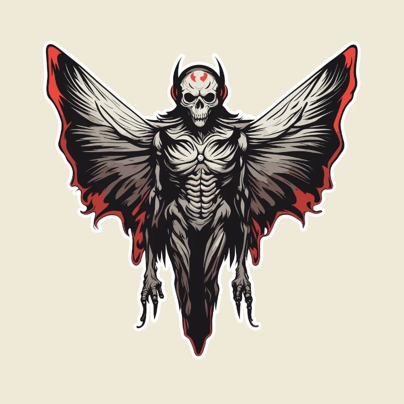 Mothman / Moth / Insect / Mythical Creature / Flutter