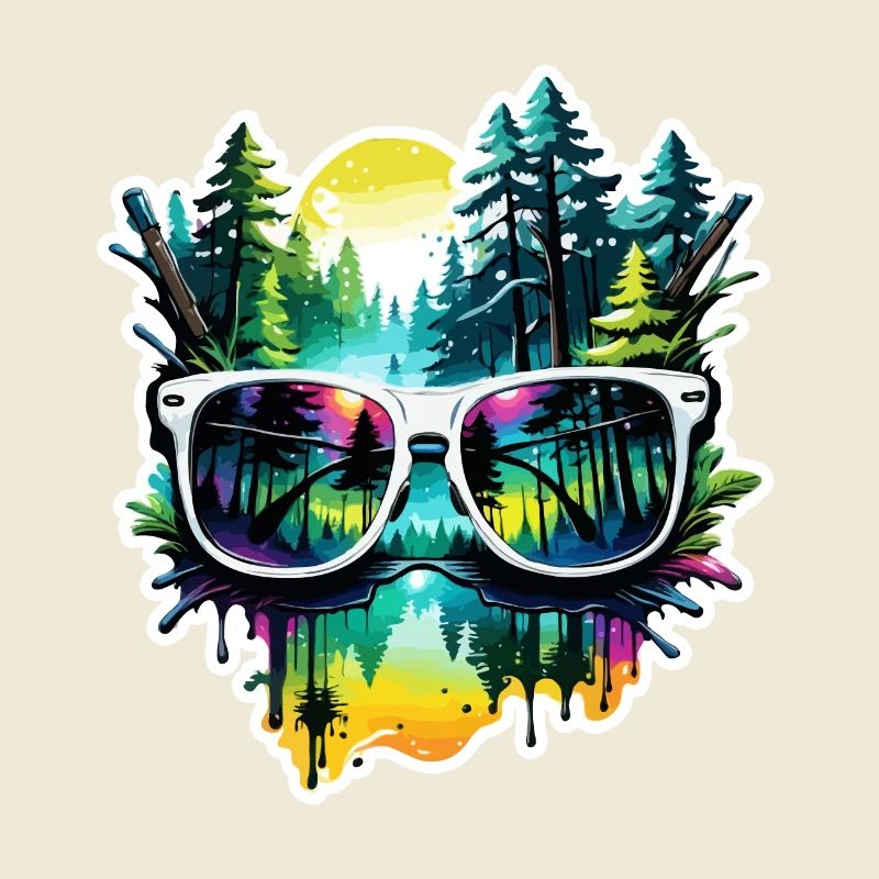 Lunettes de soleil / Reflection / Forest / Reflection