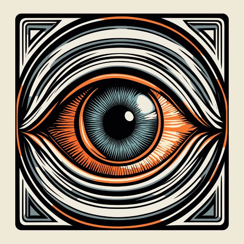 Psychedelic / Auge / Psychobilly / Comic / bunt
