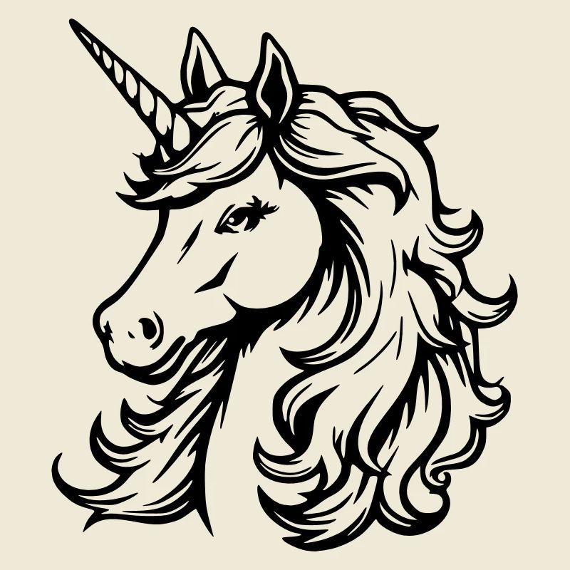 Conception simple de la licorne