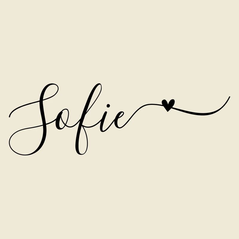 Sofie Nom Prénom Décoratif