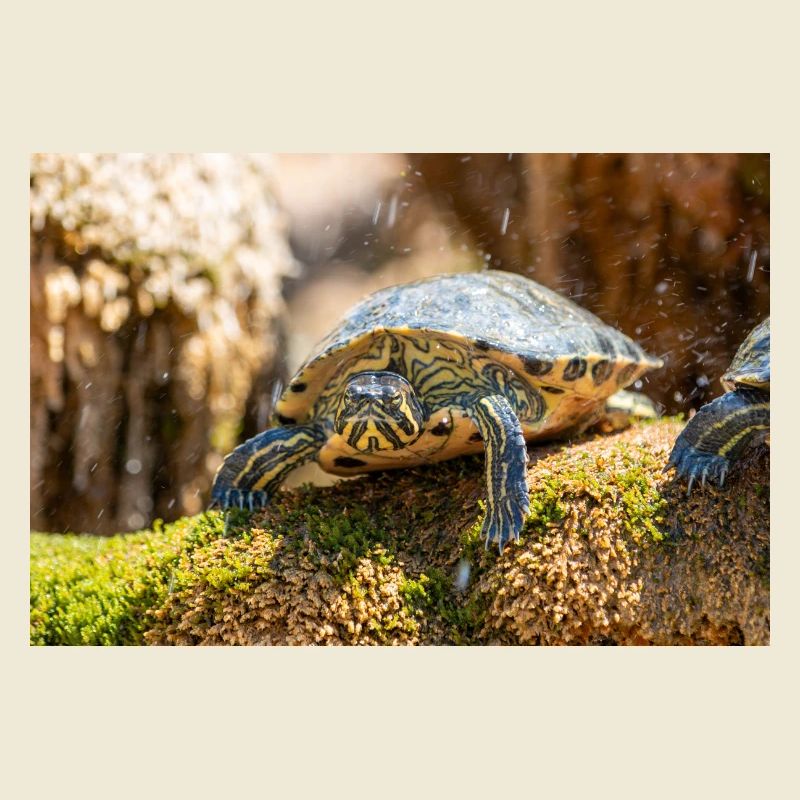 Yellow-bellied slider Trachemys scripta scripta