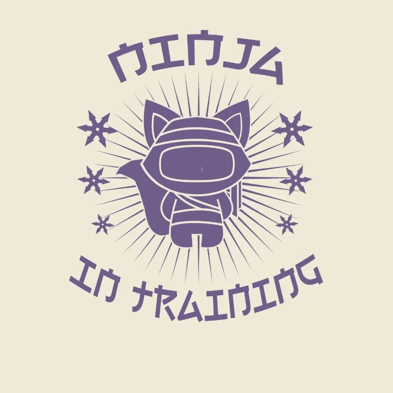 Ninja cat Ninja in training