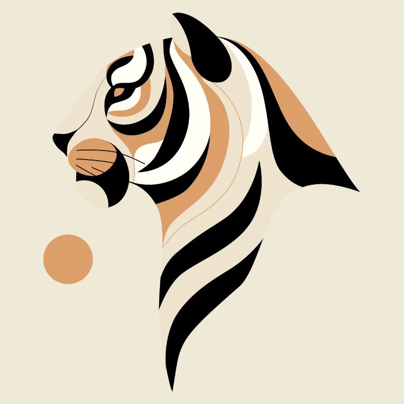 Abstract Tiger