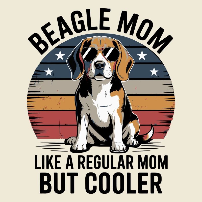 Beagle-Mutter Wie Eine Normale Mutter, Aber Cooler