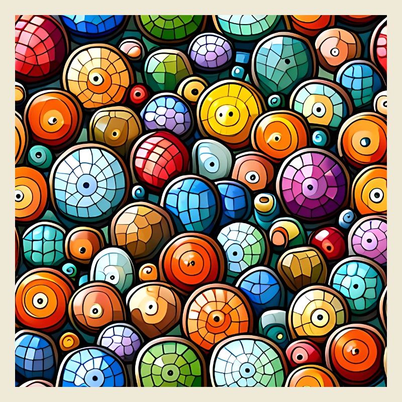 Murakami Mosaic Pattern