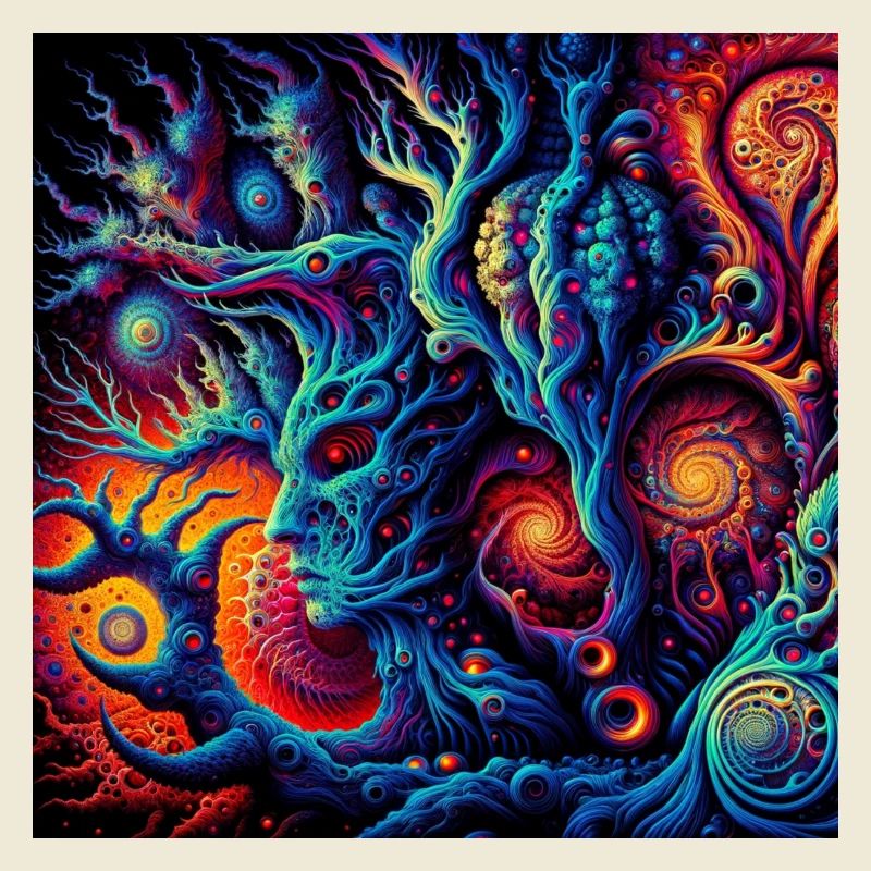 Fractale de la forêt psy