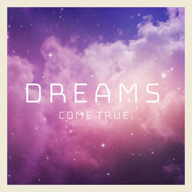 Dreams come true.