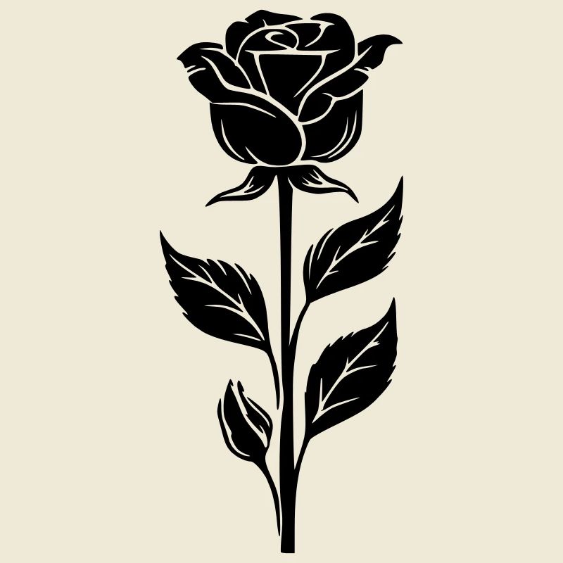 Conception simple de la rose