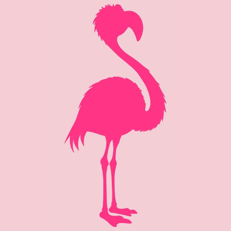 flamant rose vector silhouette costume oiseau