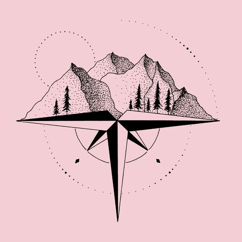 Berge Kompass