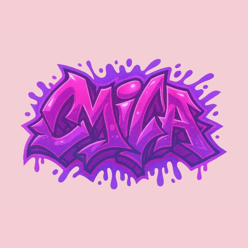 Graffiti MILA Name Gift Ideal Printable