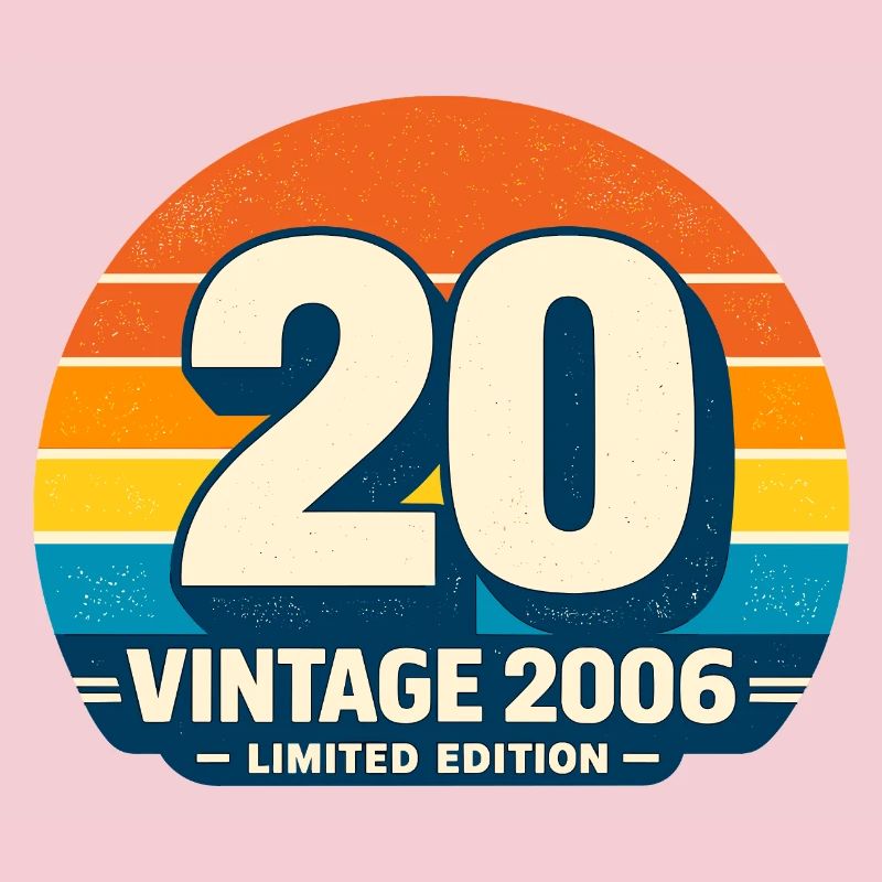 Vintage 2006 Regenbogen Runde