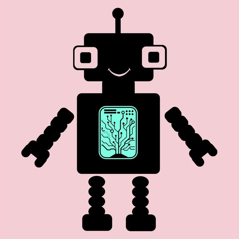 Roboter Comic