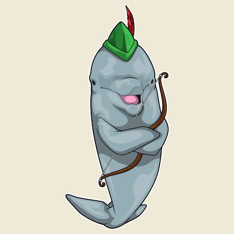 Delfin Bogenschütze Bogen