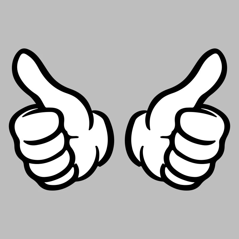 pouces levés main comme