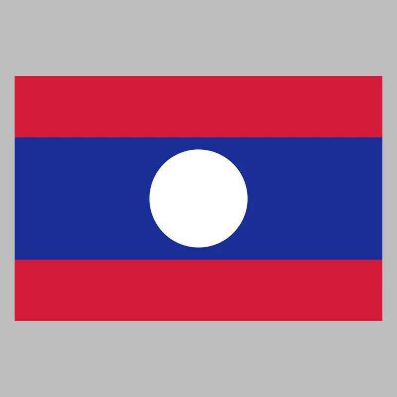 Laos flag / Drapeau Laos