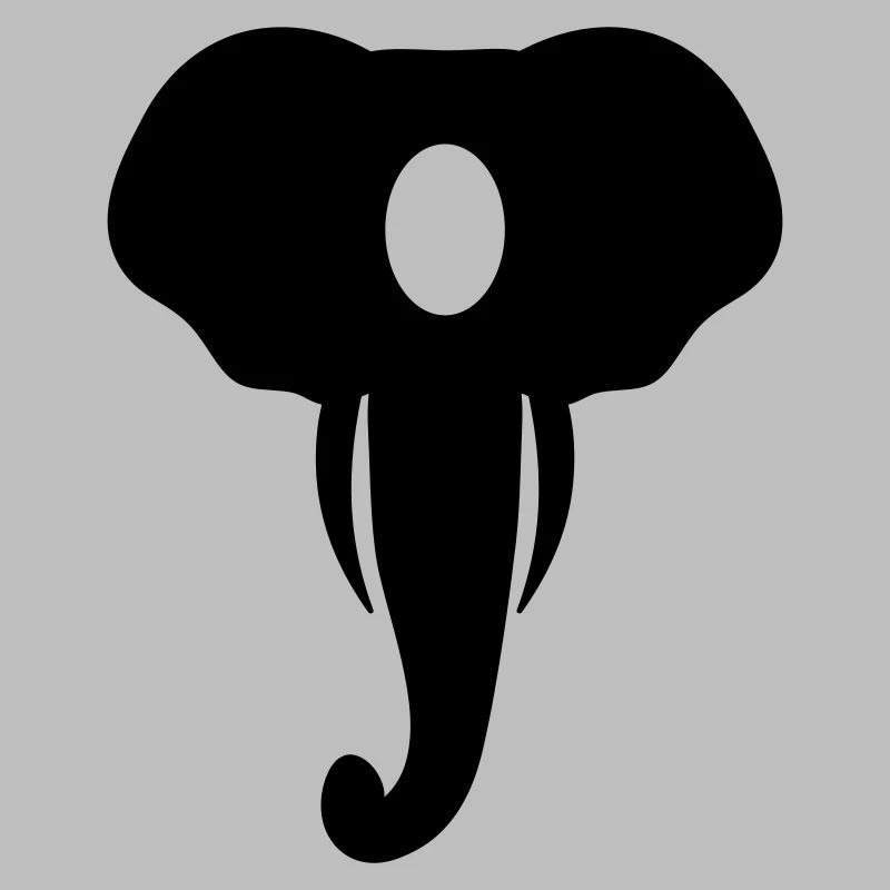 Elephant Head Animal Circle Gift