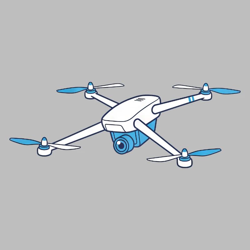 Funny Drone Pilot Cartoon Hobby Pilot