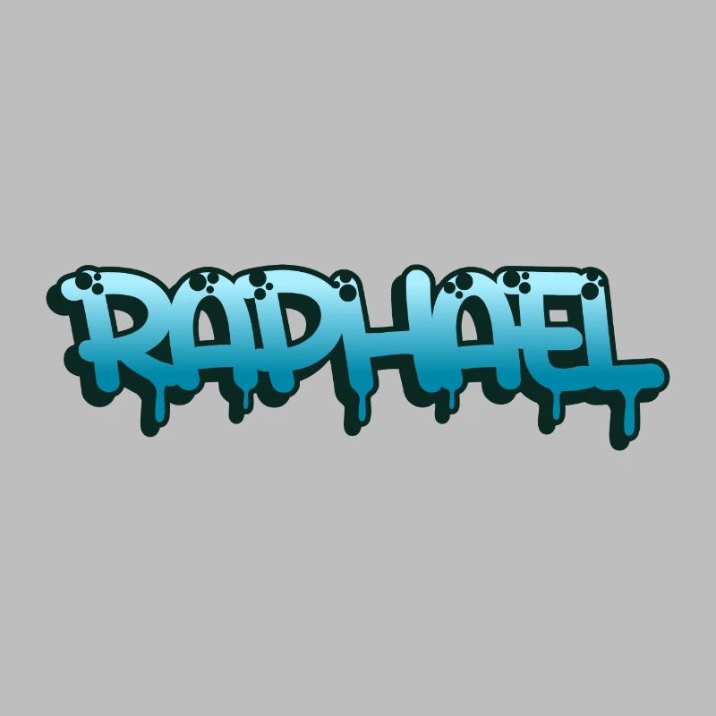 Graffiti name Raphael