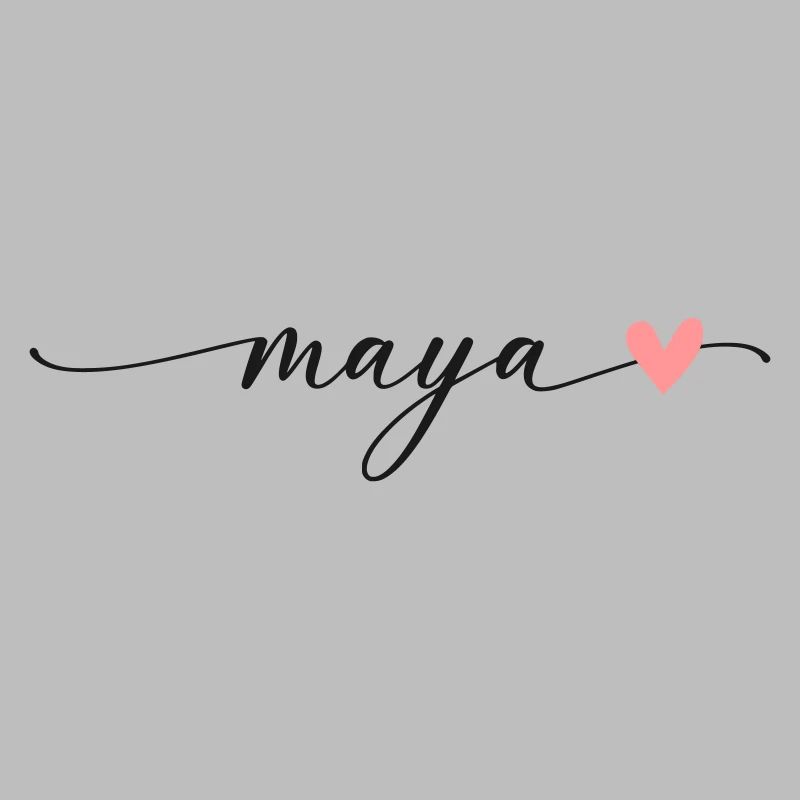Mayan Name Calligraphy Script