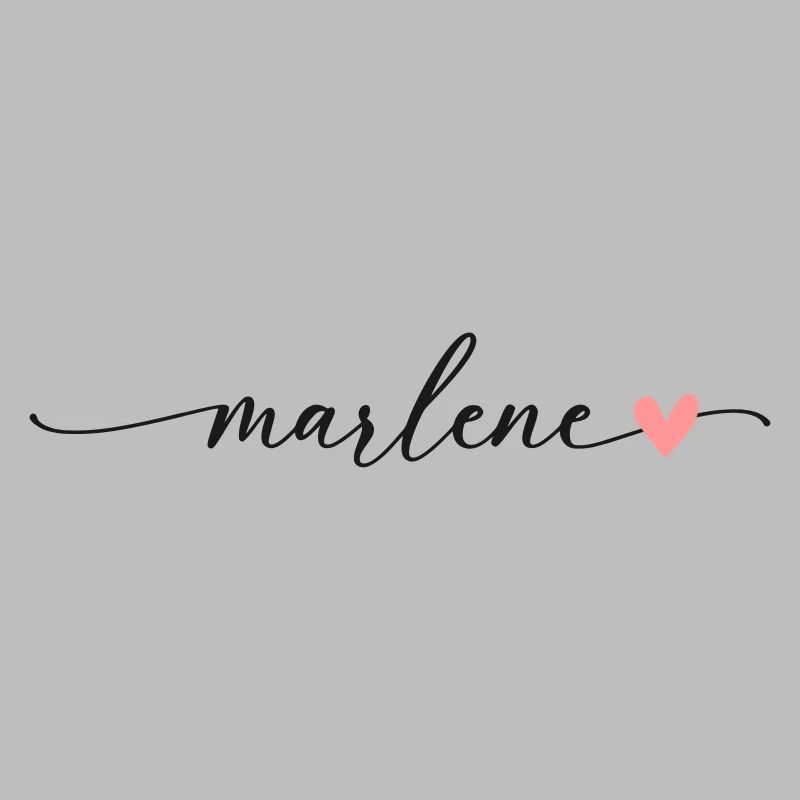 Marlene Name Calligraphy Font