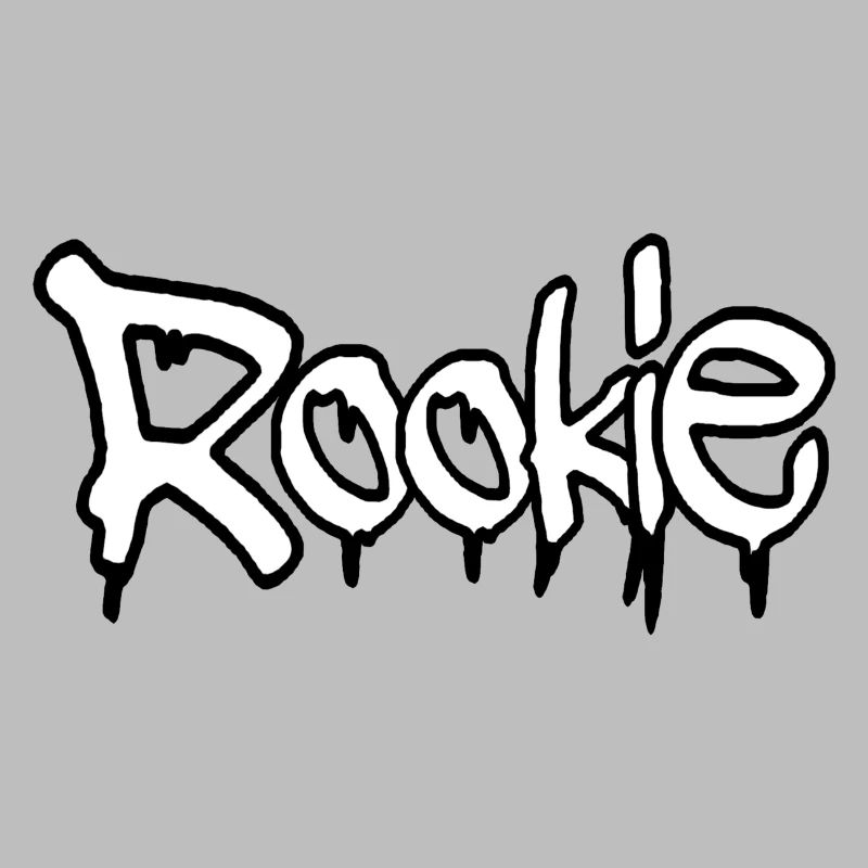 Conception de texte de recrue de style graffiti