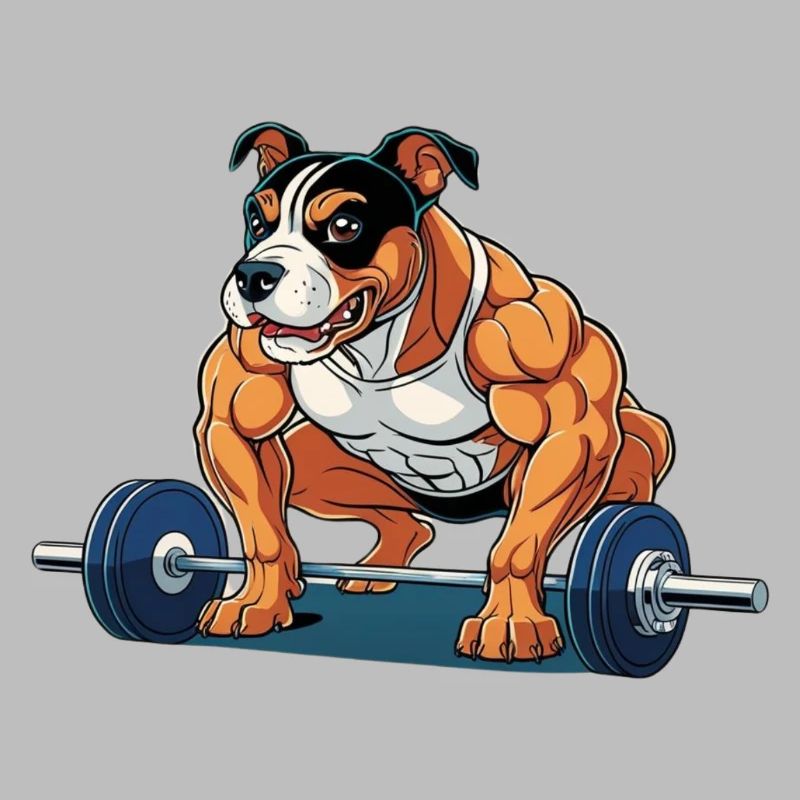 Amstaf Gym stemmt Gewichte Strongman