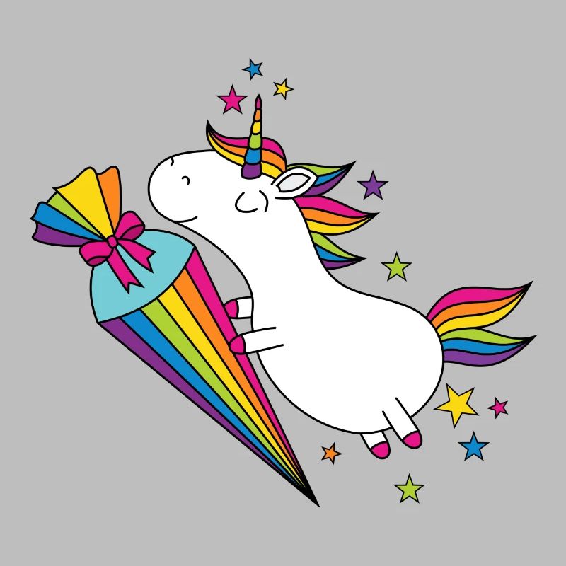 Einhorn Einschulung Schulkind Schule Zuckertüte