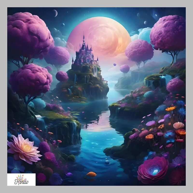 Ätherisches Königreich Traumlandschaft