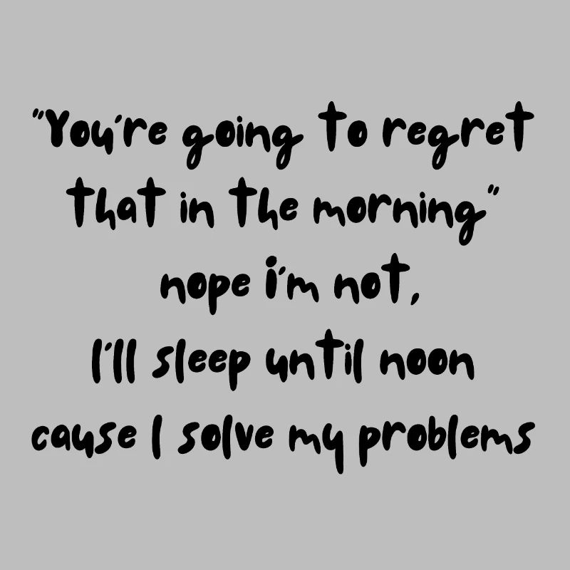 Solving regrets