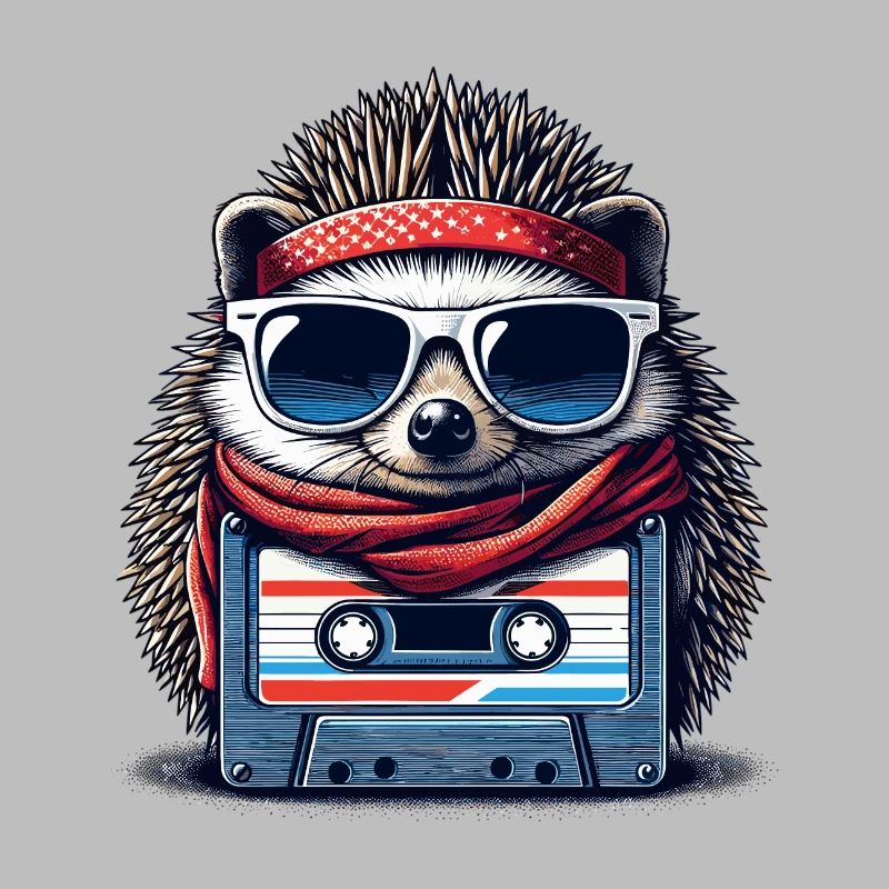 Hedgehog Compact Cassette Cassette Tape Gift