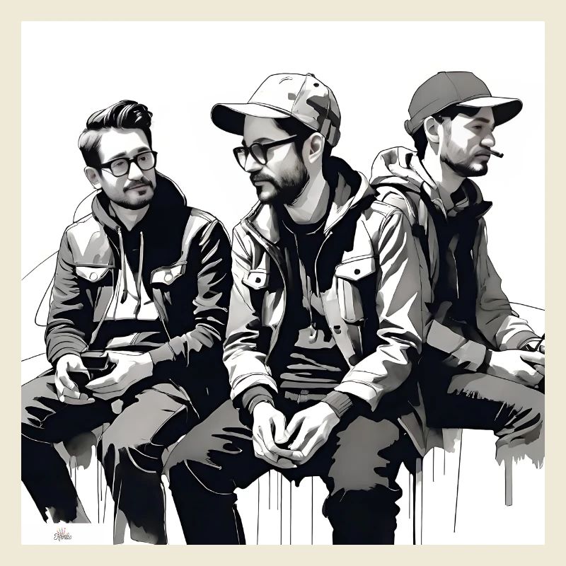 3 amis de l’encre